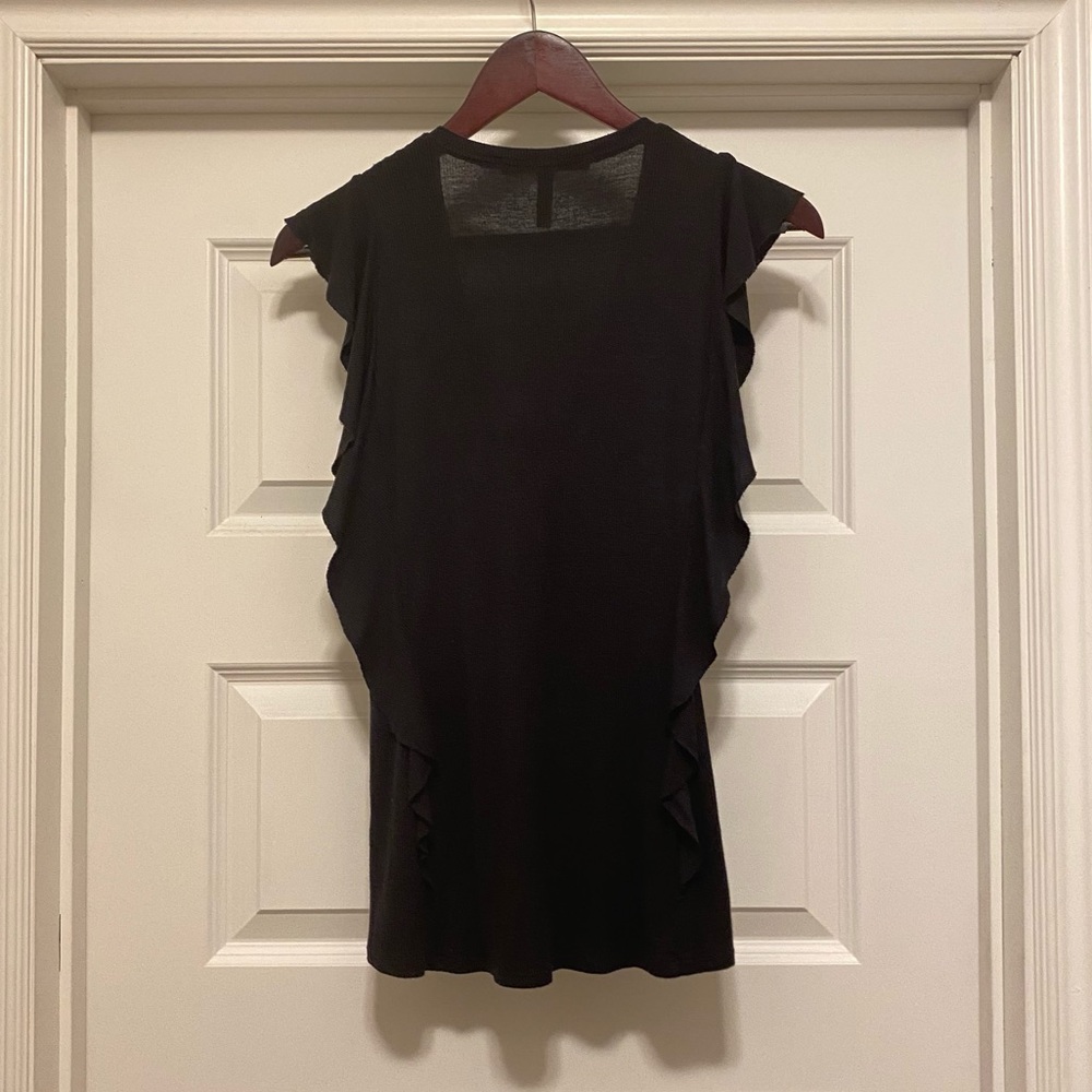 BCBGMAXAZRIA Ruffle Top - Picture 2 of 2